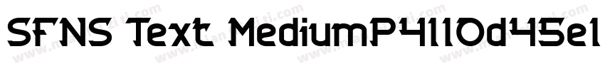 SFNS Text MediumP4110d45e1  BETA字体转换